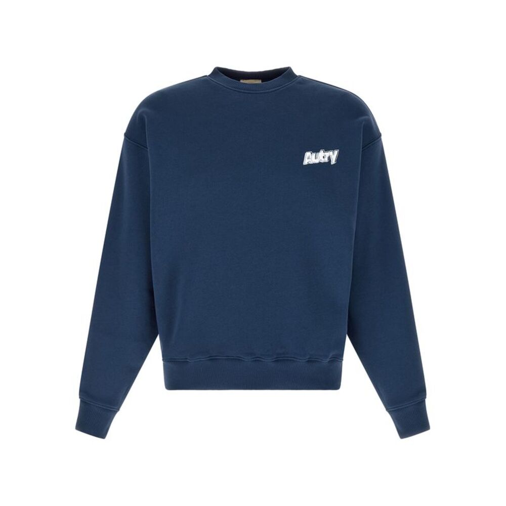 Autry Blue Cotton Men's Sweatshirt